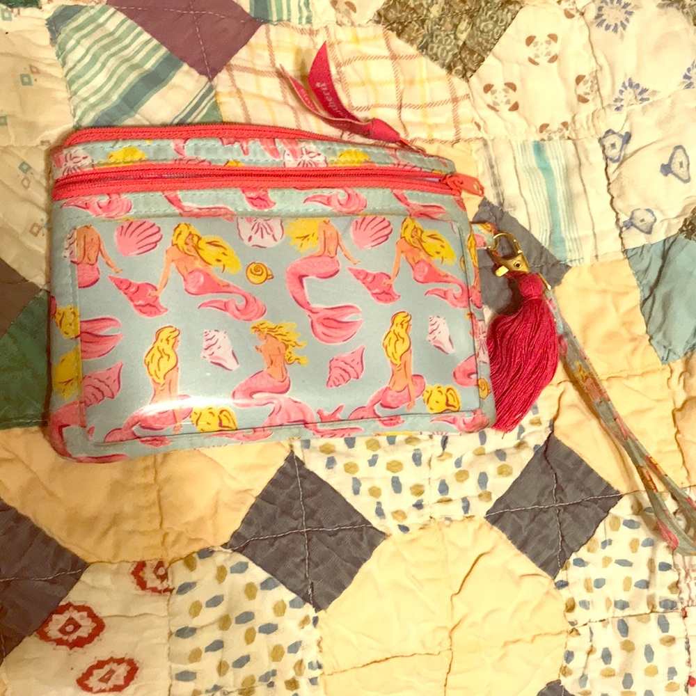 Simply Southern mermaid wristlet